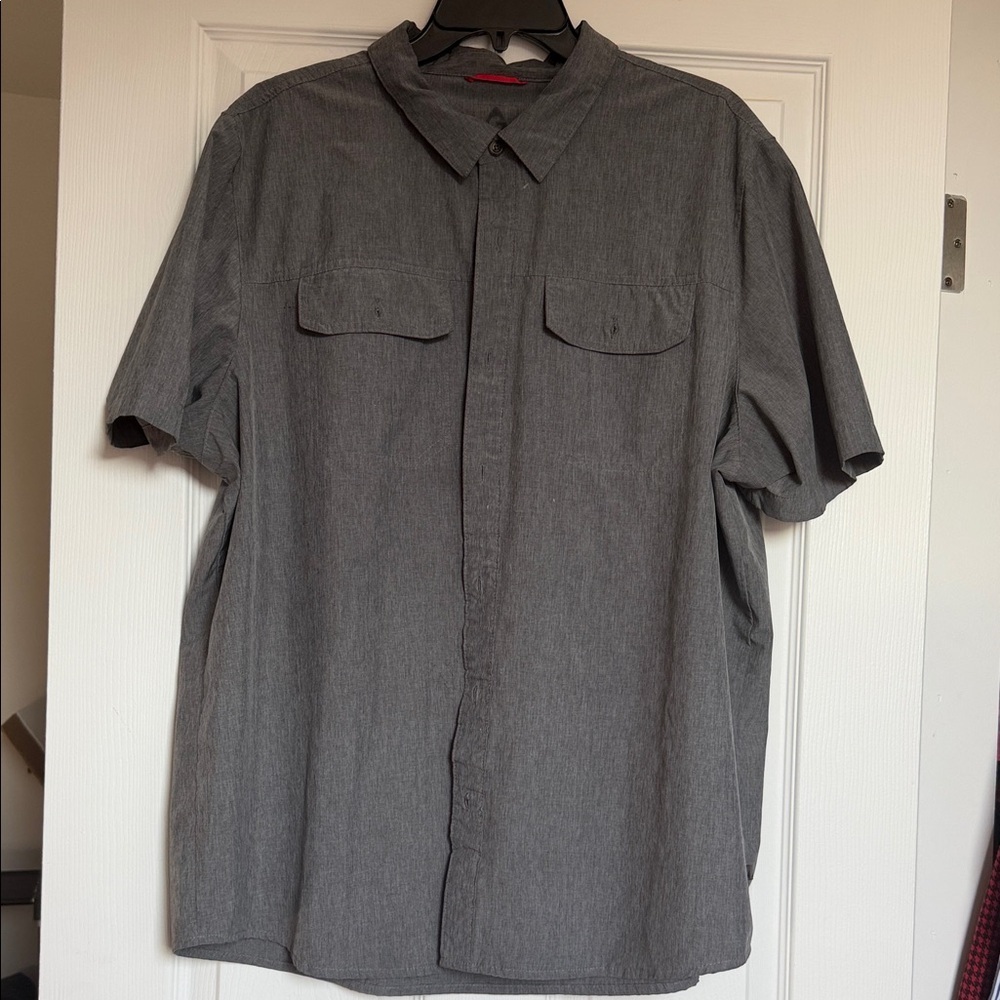 Gerry Men's Gray Short Sleeve button down size XXL